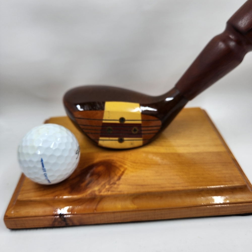 Unique Vintage Golf Club And Titleist Ball Pen Holder Business Office Home - Picture 2 of 13